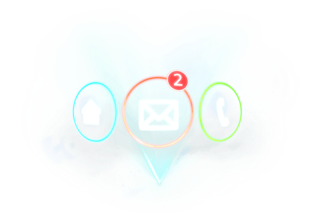 Digital Message Alert Transparent Illustrative Icon