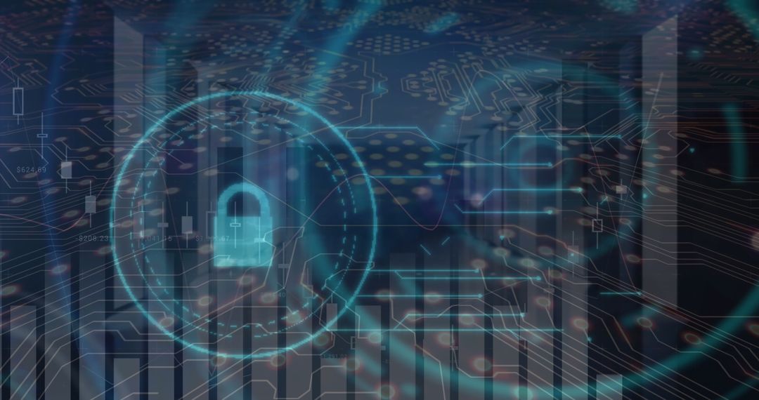 Digital Finance and Data Security Concept