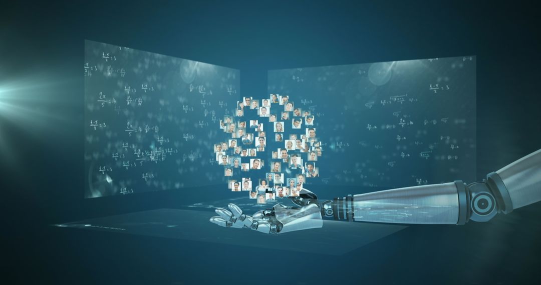 Futuristic AI Robot with Networking Concepts and Mathematical Background