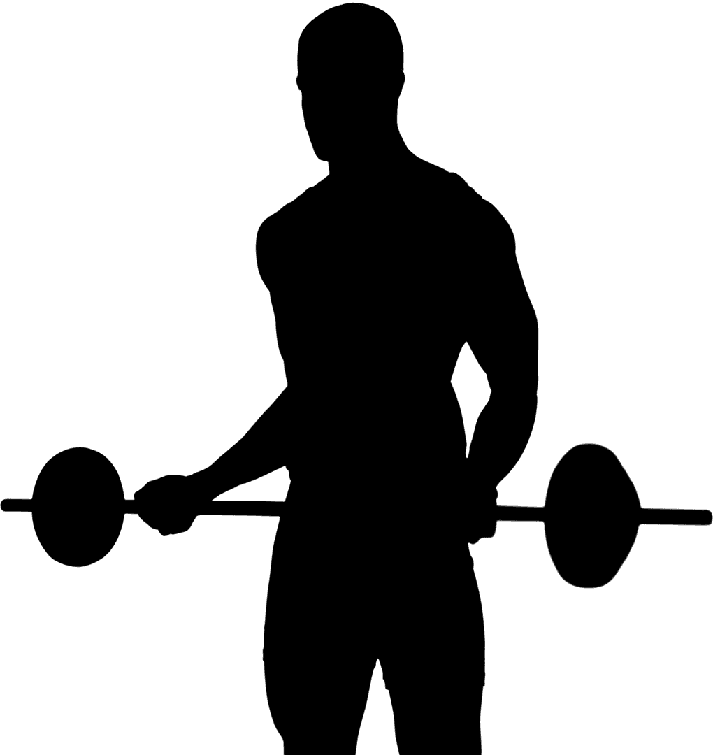 Transparent Silhouette Vector Male Running Fitness Exercise