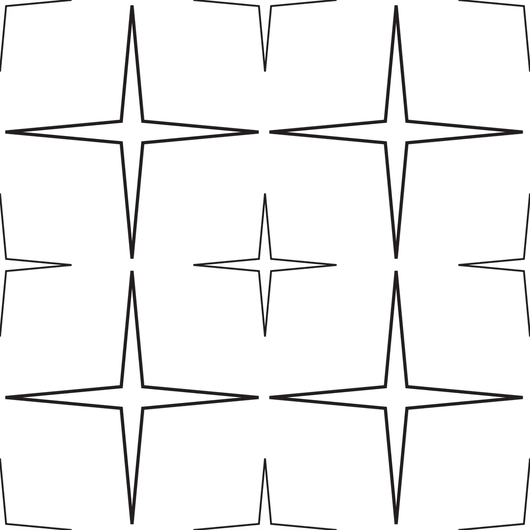 Abstract Geometric Pattern with Repeated Shapes on Transparent Background