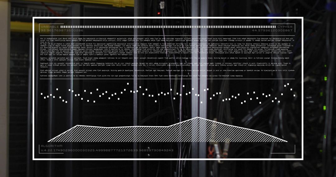 Digital Overlay of Data Processing in Server Room Environment