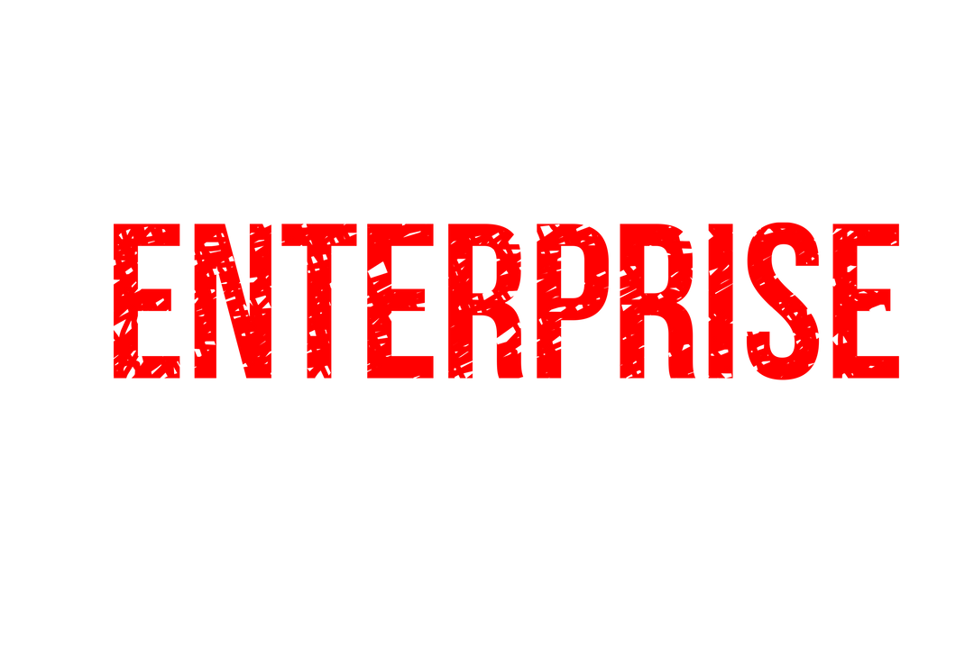 Enterprise Text on Transparent Background for Business Graphics - Download Free Stock Images Pikwizard.com