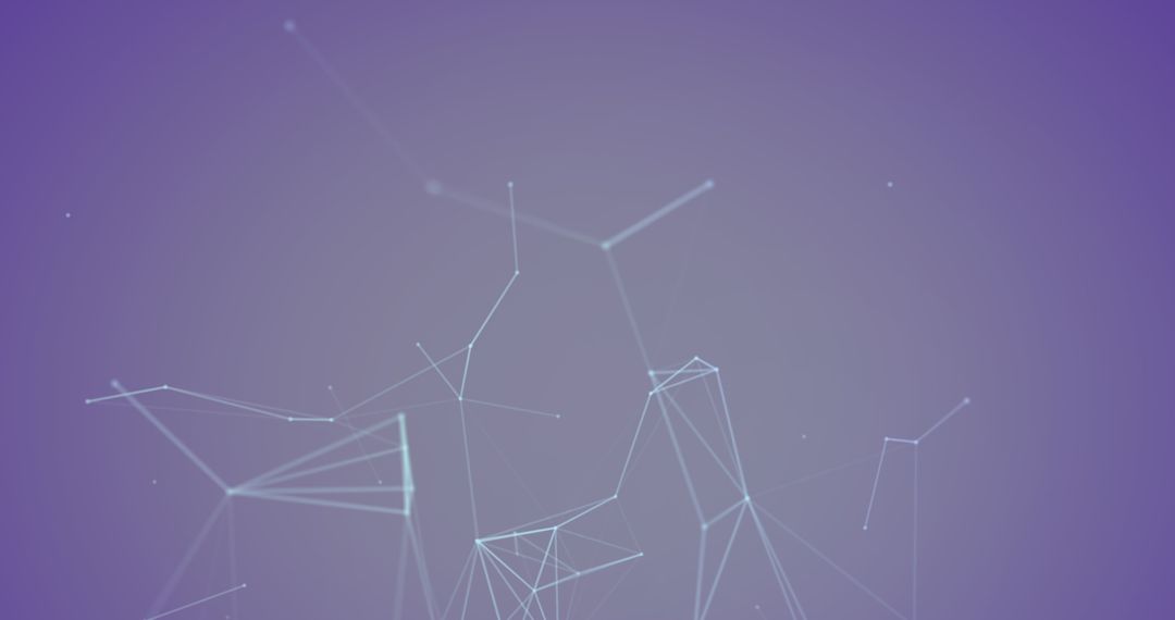 Digital Network of Connections on Gradient Background