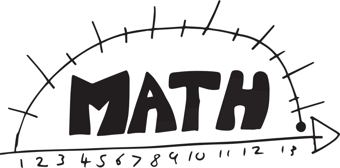 Transparent Math Concept with Geometry Arcs Diagram