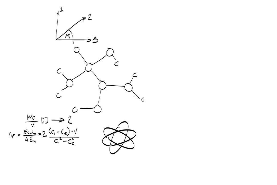 Scientific and Mathematical Formulas on Transparent Background