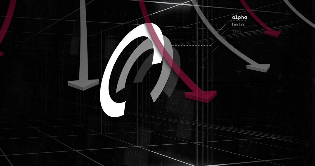 Abstract Digital Art with Modern Geometric Shapes