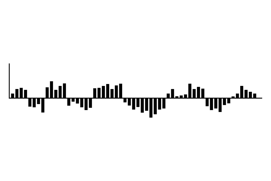 Elegant Black Pattern on a Transparent Background