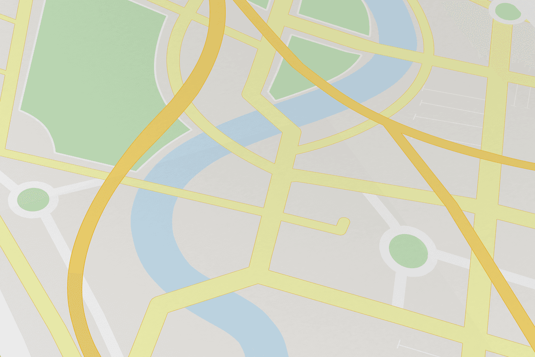 Digital Terrain Map Illustration on Transparent Background