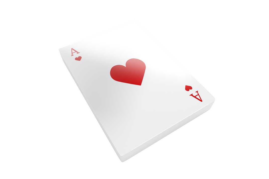 Transparent Playing Cards with Ace of Hearts - Download Free Stock Images Pikwizard.com