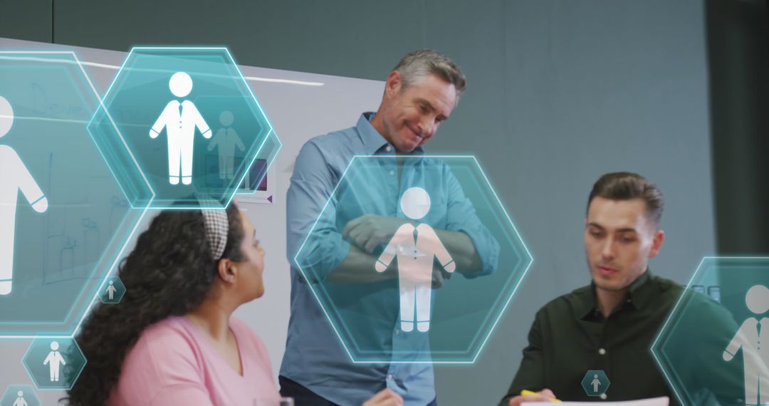 Business Collaboration and Networking in Modern Office