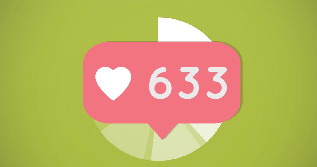 Social Media Likes Concept on Rotating Globe Background