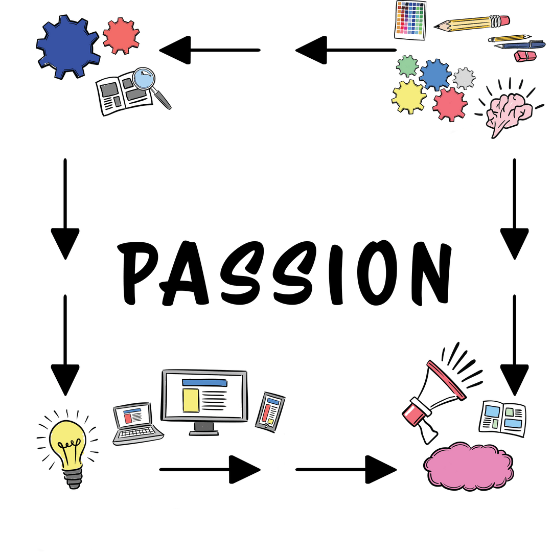 Transparent Background of Innovative Passion and Creativity Concept