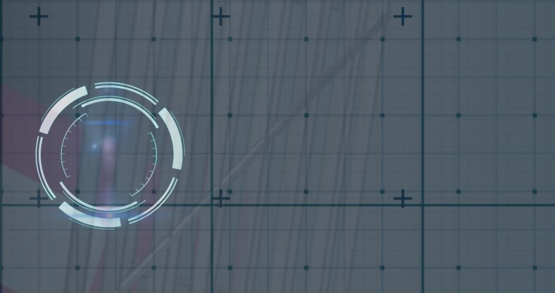 Digital Interface with Shopping Cart and Data Overlay