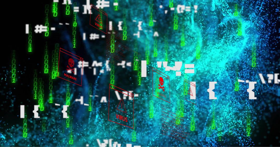 Digital Malware Attack Visualization with Binary Code