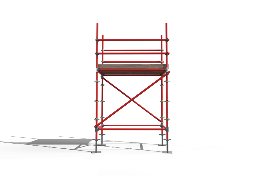 Transparent Three Dimensional Red Scaffold Frame - Download Free Stock Images Pikwizard.com