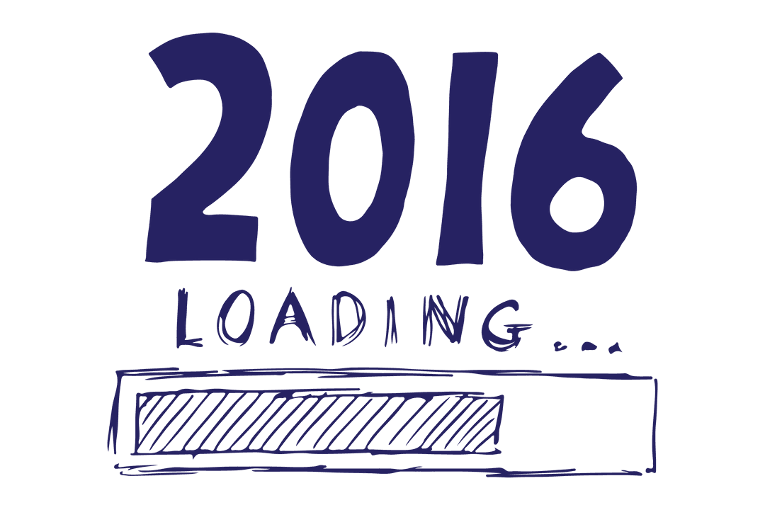 2016 Loading Illustration on Transparent Background