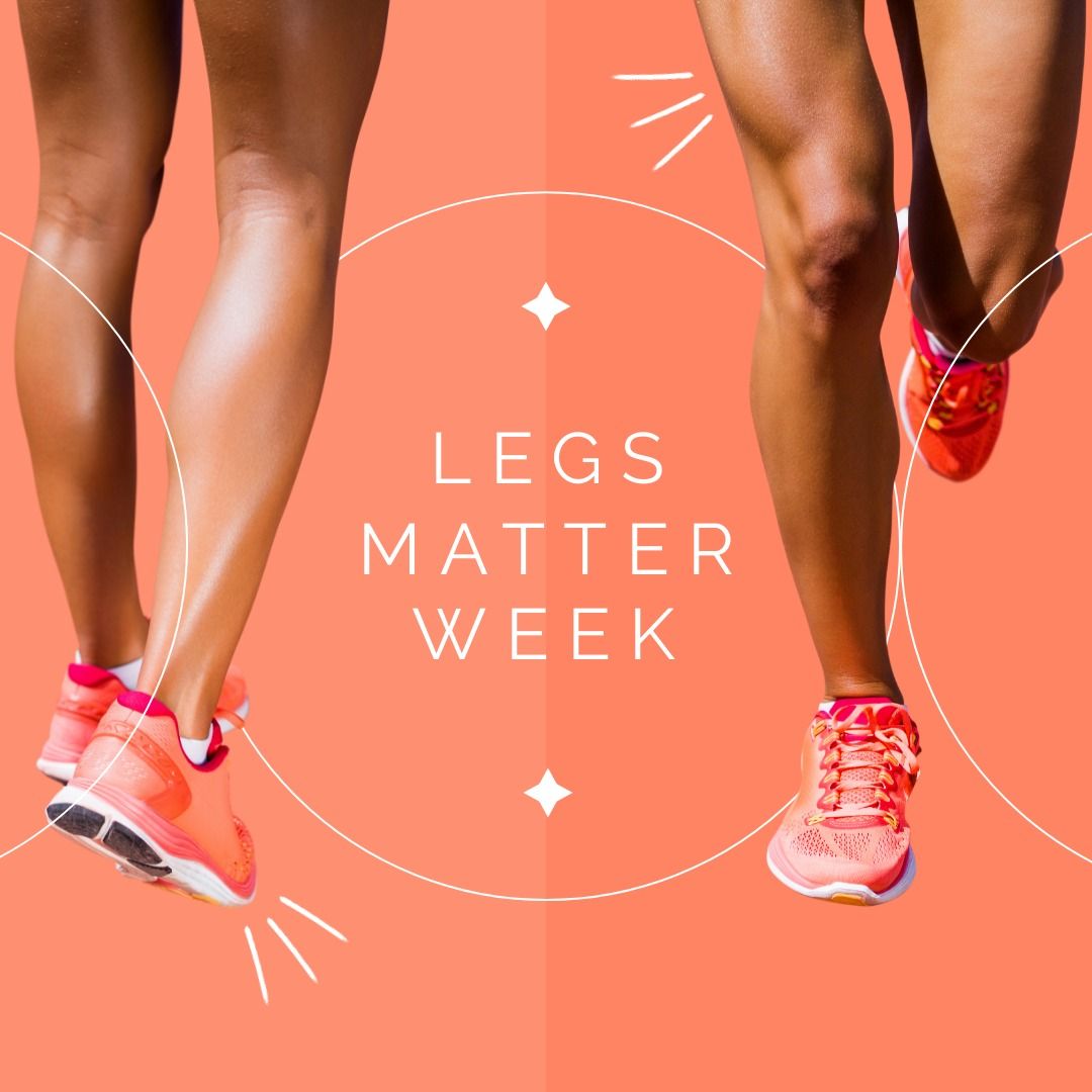 Legs Matter Week Campaign with Athletic Legs in Running Shoes - Download Free Stock Templates Pikwizard.com