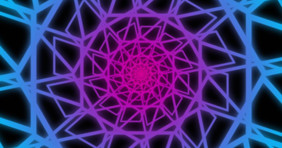 Trippy Neon Pattern with Hypnotic Moving Design