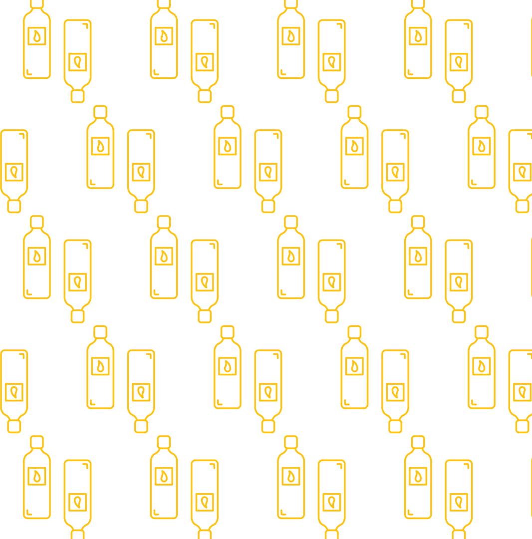 Transparent Seamless Yellow Tags Pattern on Background