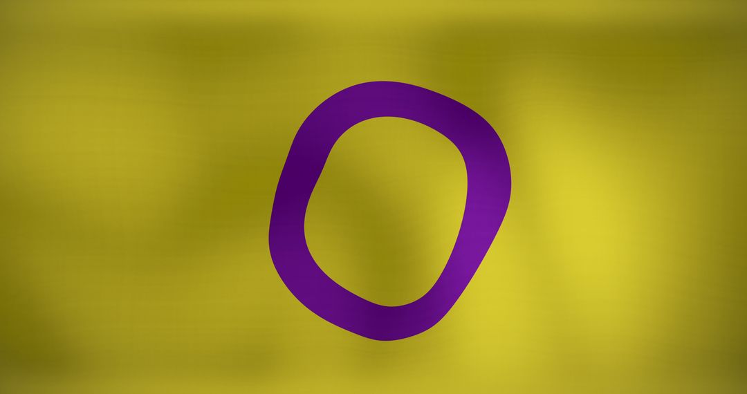 Waving Intersex Pride Flag Highlighting Inclusivity