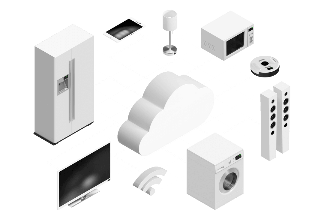 Connected Home Appliances with Cloud Networking Theme