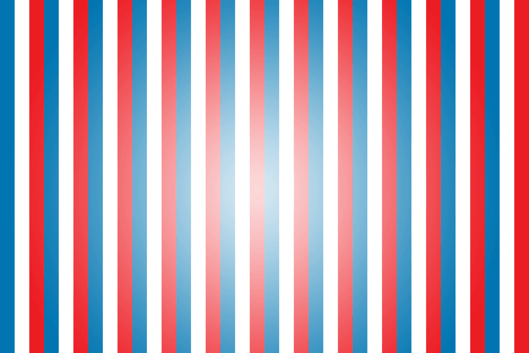 Transparent Abstract Red Blue White Striped Pattern