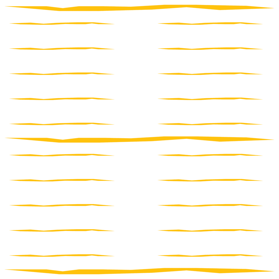 Yellow Abstract Linear Pattern on Transparent Background