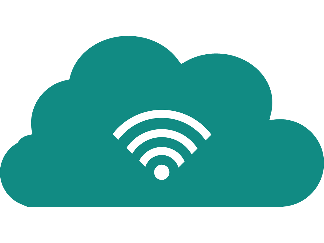 Transparent Cloud Icon With Wifi Symbol
