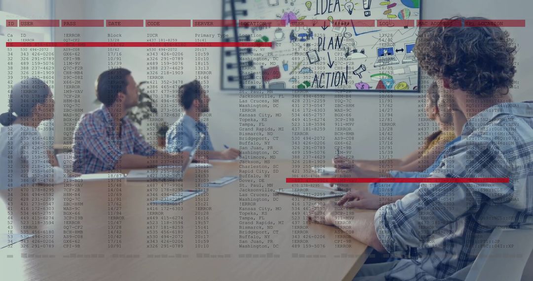 Business Team Analyzing Data for Strategic Planning