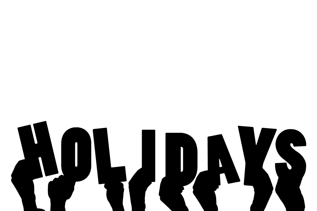 Transparent Illustration of Hands Celebrating Holidays