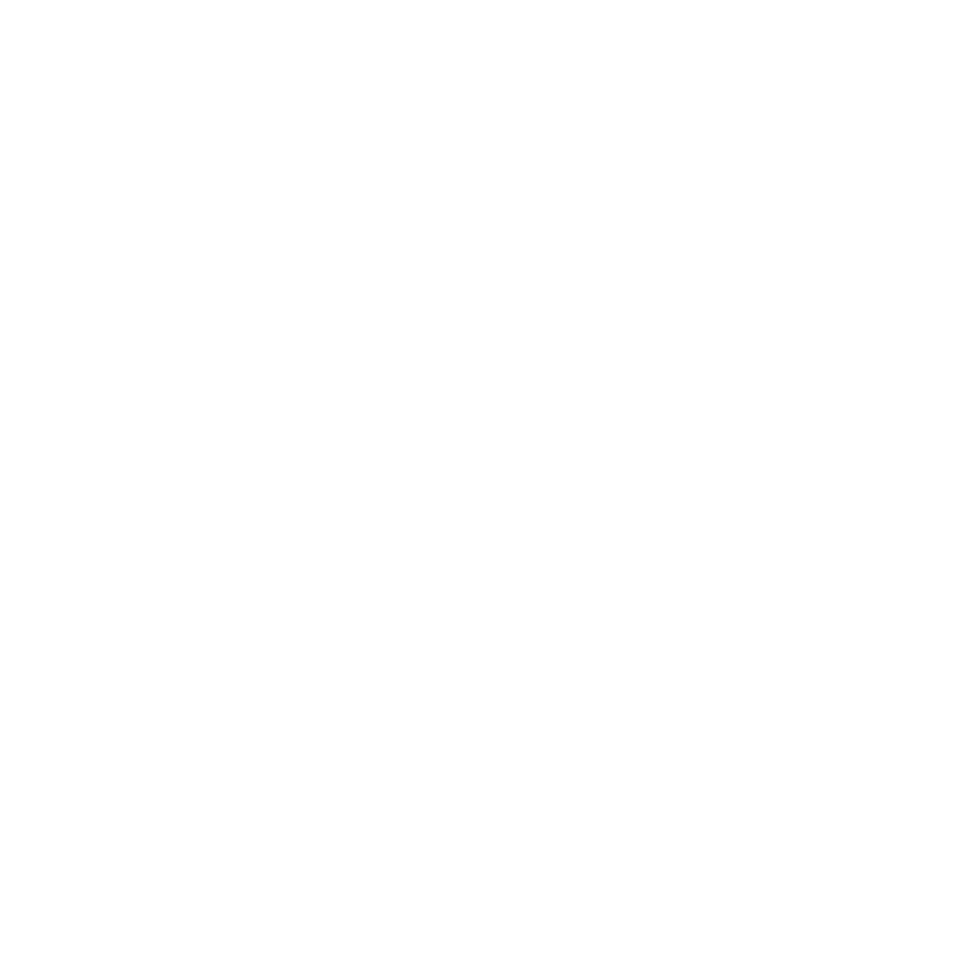 White Arrow on Transparent Background