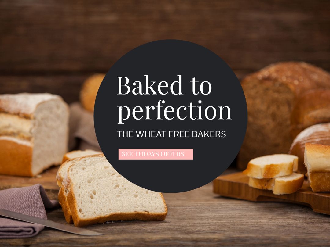Freshly Baked Wheat-Free Bread Rustic Bakery Promotion