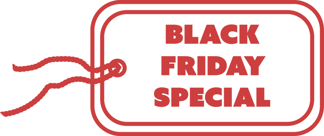 Digital Tag Black Friday Special on Transparent Background - Download Free Stock Images Pikwizard.com