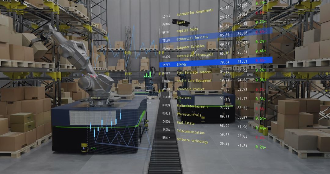 Automated Warehouse with Data Overlay for Analytics Impact