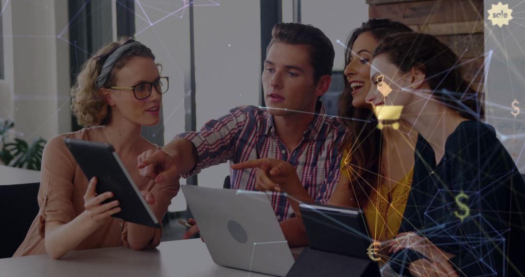 Digital Collaboration Among Colleagues Enhancing Office Efficiency