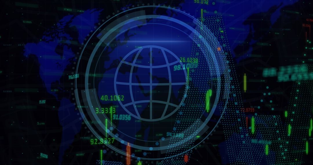 Global Data Visualization with World Map Interface