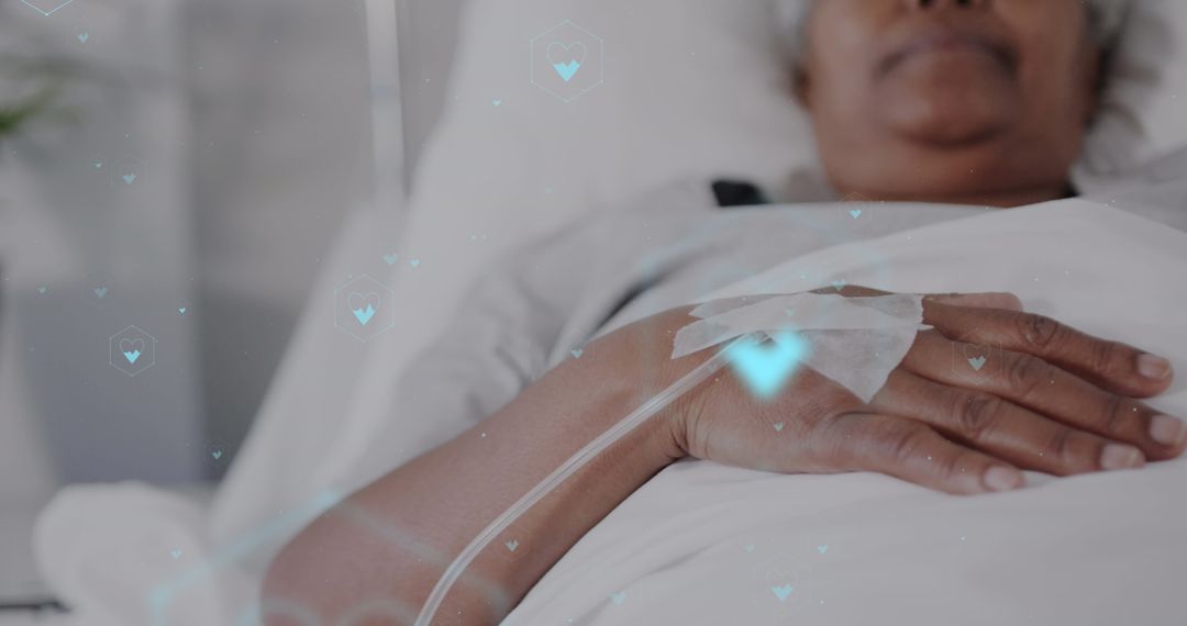 Technology in Healthcare with Patient and Digital Data Overlay