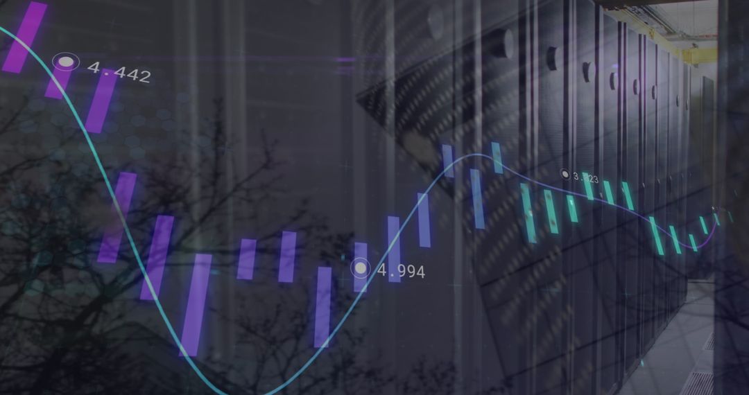 Fluctuating Graphs Overlay Technology Servers for Data Analysis