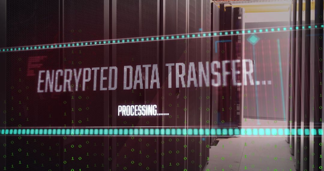 Encrypted Data Transfer with Virtual Interface in Modern Server Room