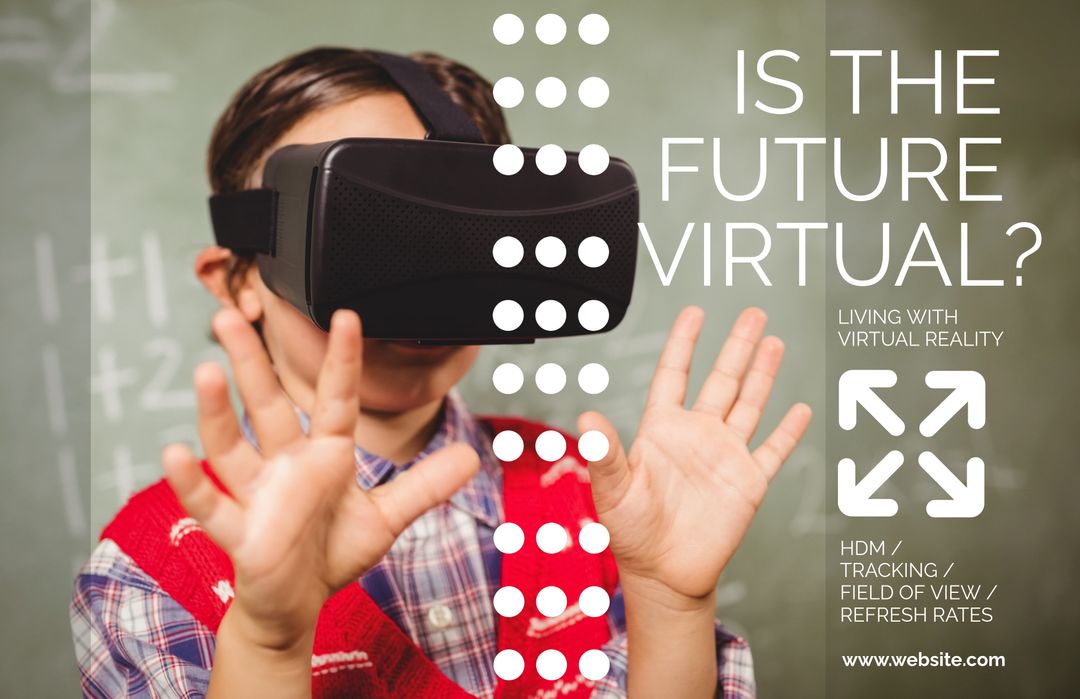 Child Engaging with VR Headset, Envisioning an Innovative Future - Download Free Stock Images Pikwizard.com