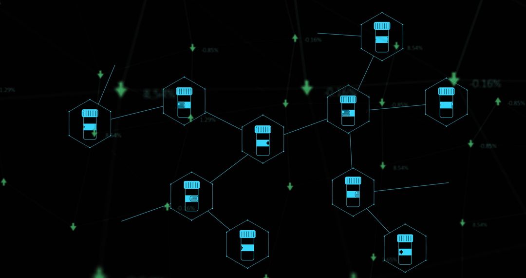 Futuristic Digital Medicine Network Conceptual Interface