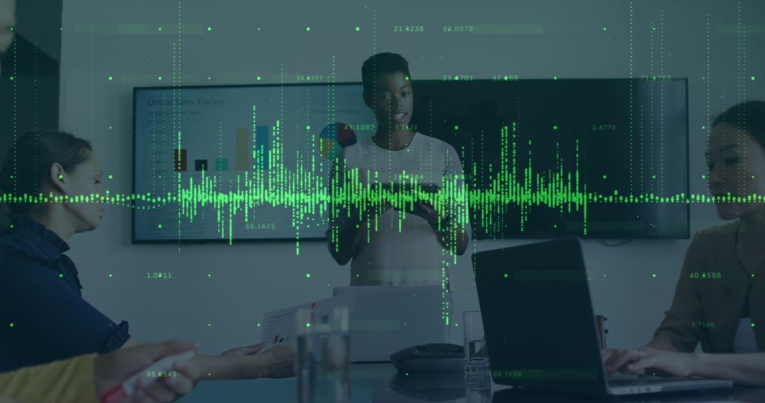 Technological Data Analysis in Modern Office Meeting