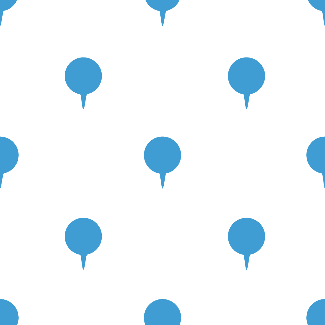 Seamless Blue Pins Pattern on Transparent Background