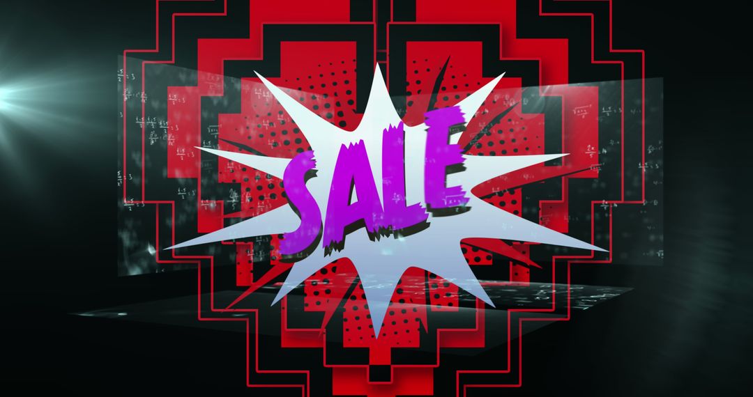 Dynamic Sale Promotion with Abstract Digital Design