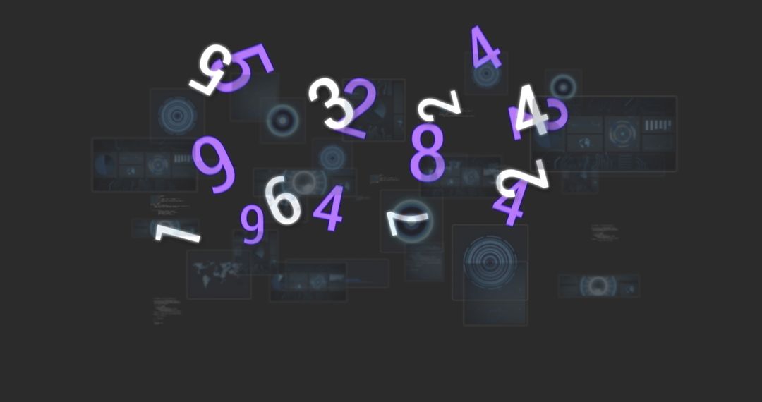 Dynamic Numbers Overlay on Digital Interface and Global Data Networks - Free Images, Stock Photos and Pictures on Pikwizard.com