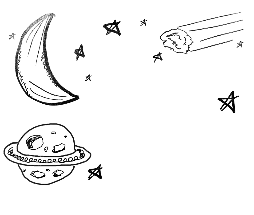 Transparent Astral Symbols on Cosmic Journey