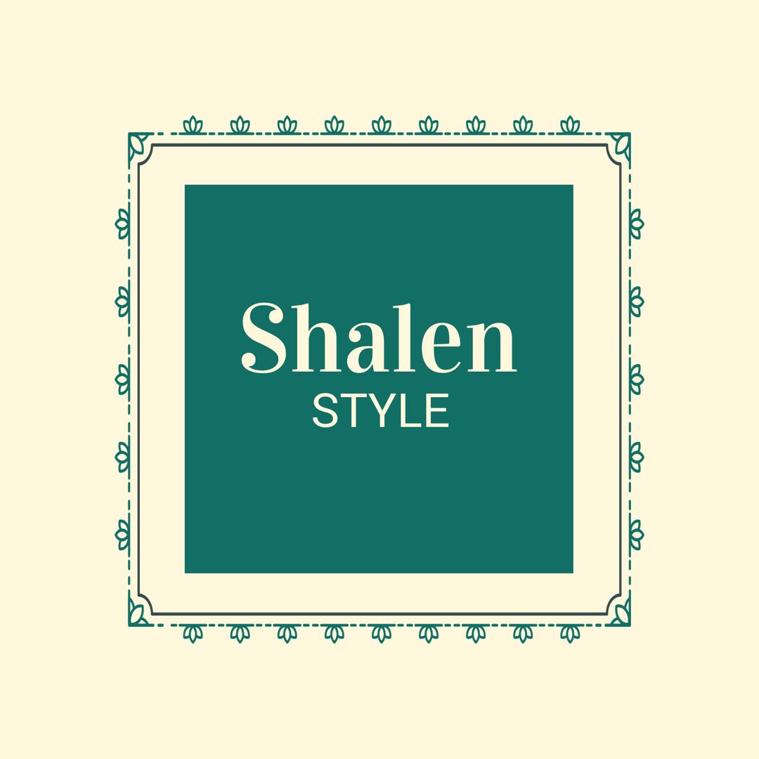 Elegant Brand Template with Classic Border Design