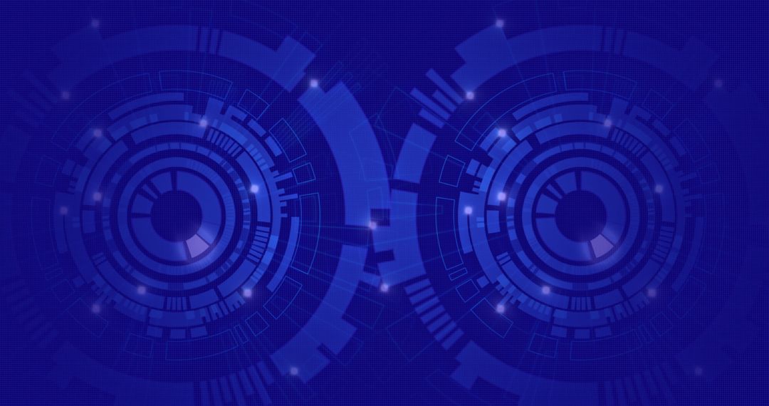 Futuristic Technology Interface Abstract Background