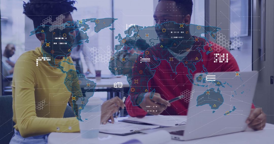 Global Technology Collaboration in Modern Office Environment